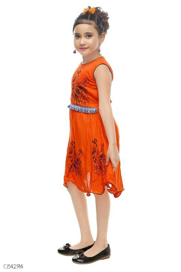 Kurtis Printed Frock  - 2-3 years 