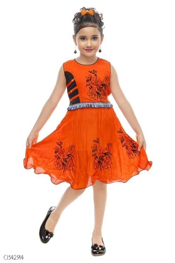 Kurtis Printed Frock  - 5-6 years 