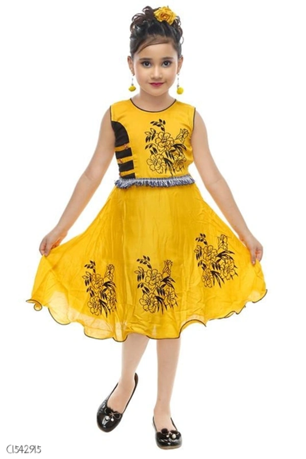 Kurtis Printed Frock  - 5-6 years 