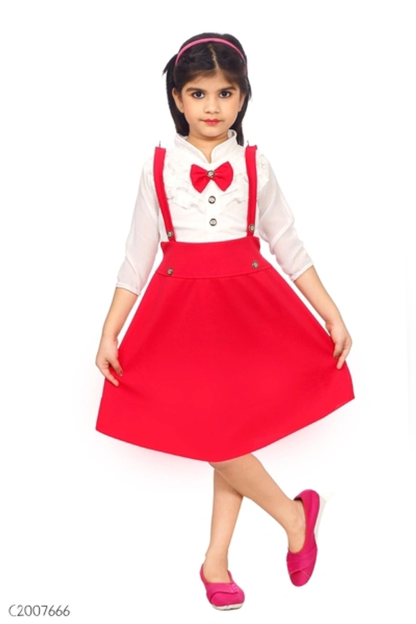 Stylish Kids Cotton Girls Frock  - 2-3 years 