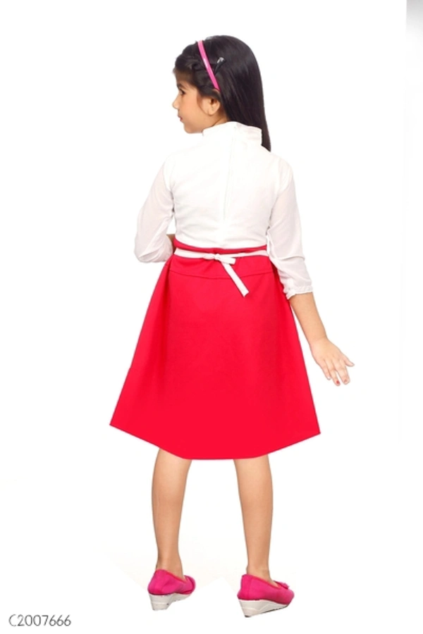 Stylish Kids Cotton Girls Frock  - 3-4 years 