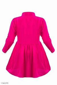 Stylish Kids Cotton Girls Frock  - 7-8 years 