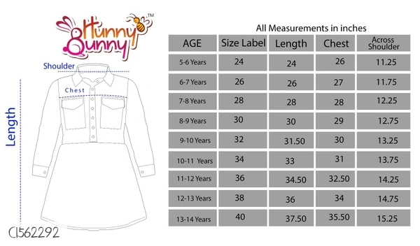 Stylish Kids Cotton Girls Frock  - 7-8 years 