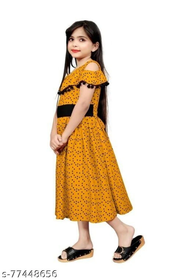 Princess Stylish Girl Frock  - 3-4 years 