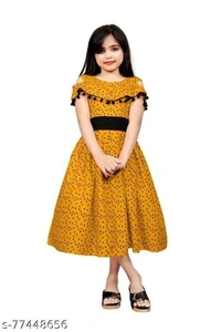 Princess Stylish Girl Frock  - 6-7 years 