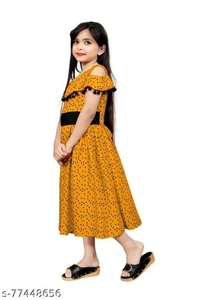 Princess Stylish Girl Frock  - 6-7 years 