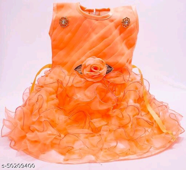 Princess Stylish Girl Frock  - 0-18 month