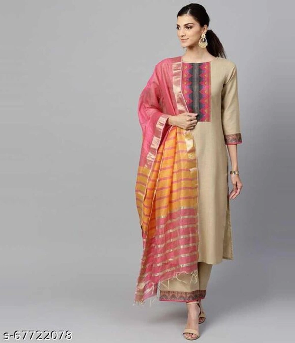 Women's Kurta And Plazzo Set - S