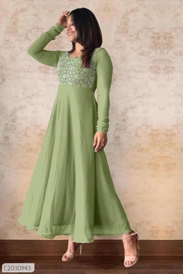 Beautiful Rayon Printed Plus Size Kurti With Jackets  - M