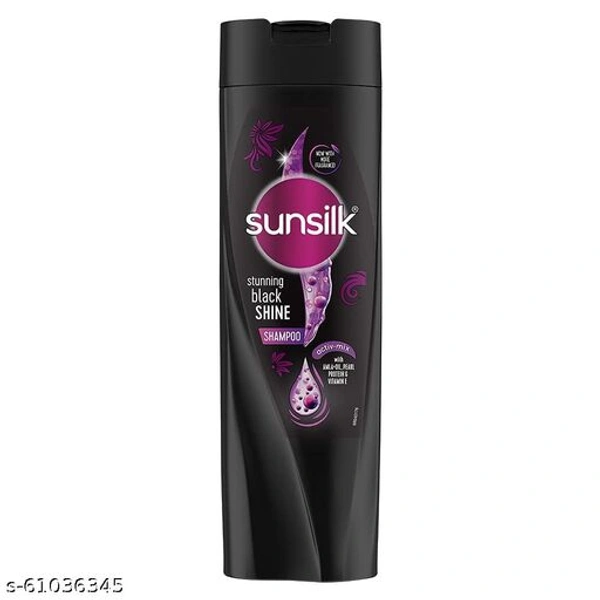 Sunsilk Stunning Black Shine Shampoo 360ml  - 360ml