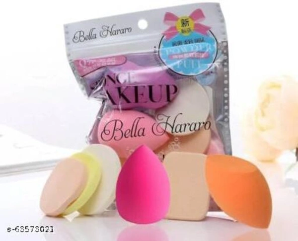 Blender Powder Puff Sponge - Multicolor  - FreeSize