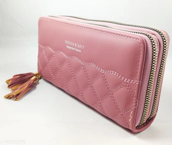 PU Peach Color Purse