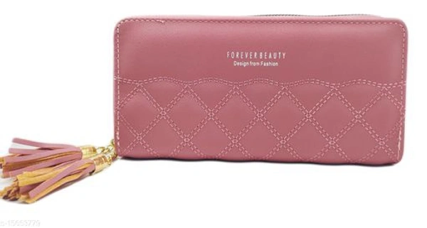 PU Peach Color Purse