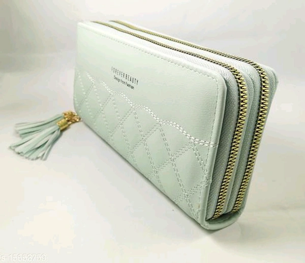 Green PU Purse