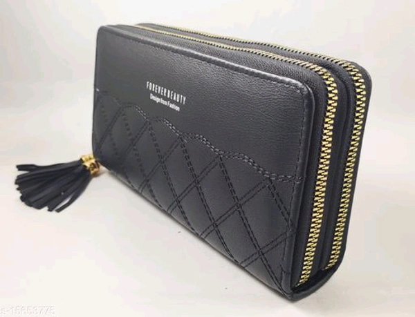 Black PU Purse