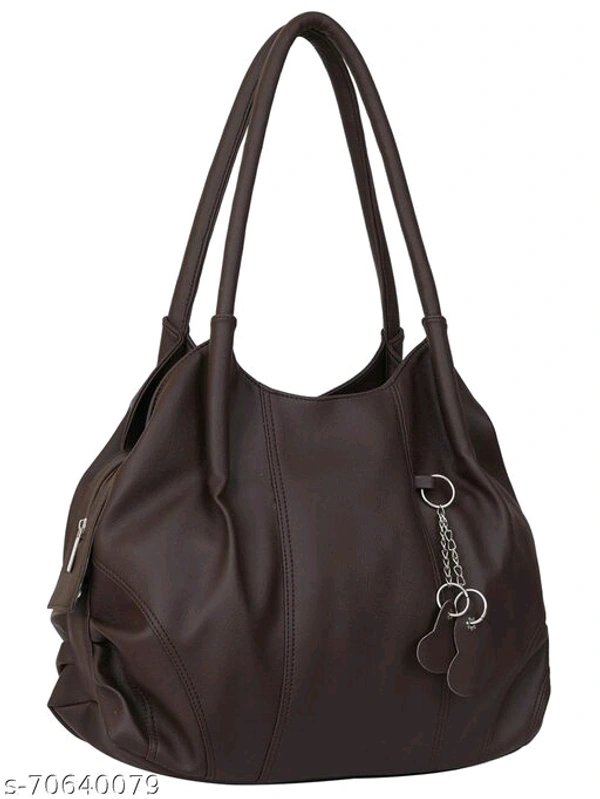 Ladies Dark Brown Leather Hand Bag
