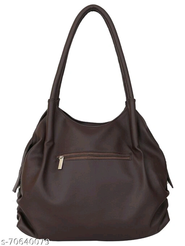 Ladies Dark Brown Leather Hand Bag