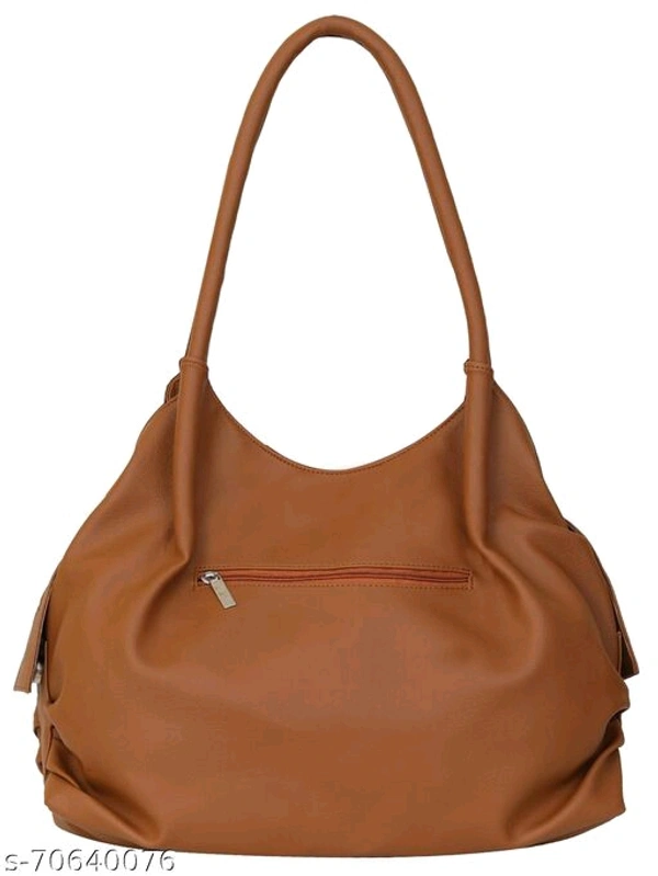 Ladies Stylish Brown Leather Hand Bag