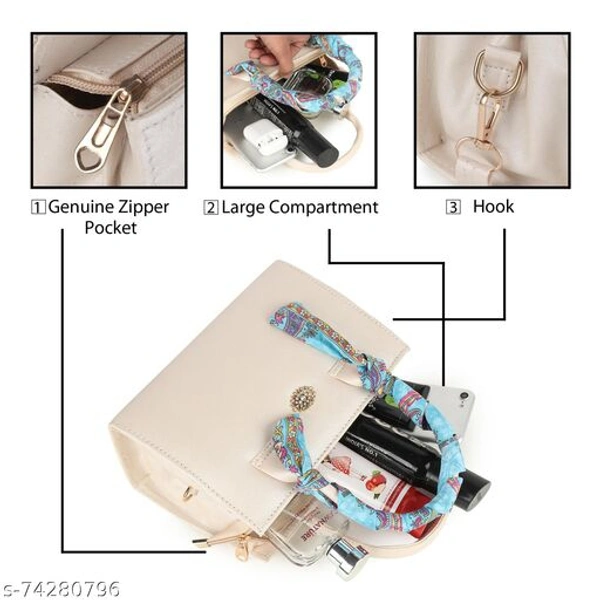 Jodhpuri Cream Color Side Bag