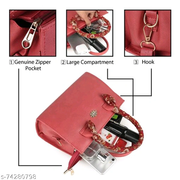 Jodhpuri Pink Color Side Bag