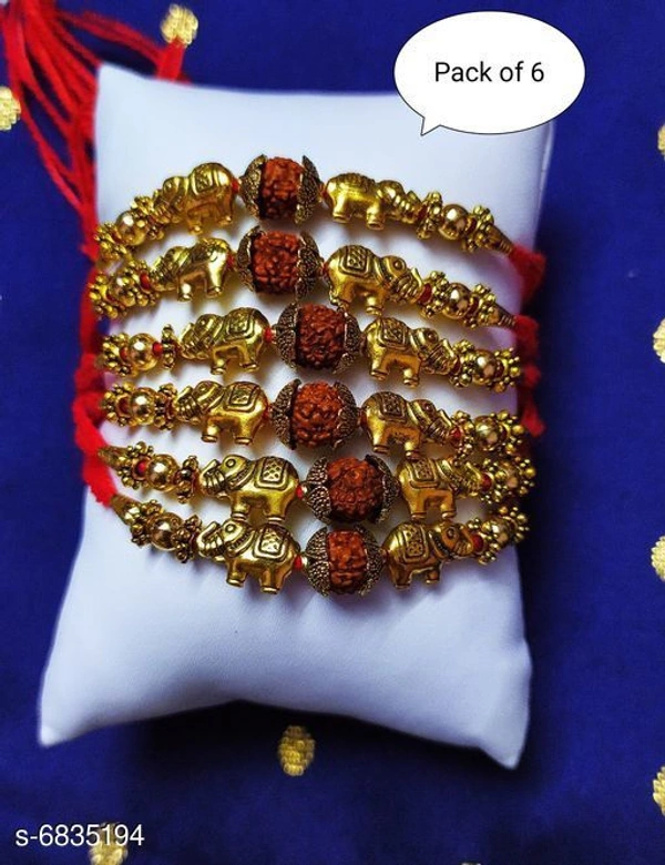 New Tradition Rakhi Set Pack Of Bundle 