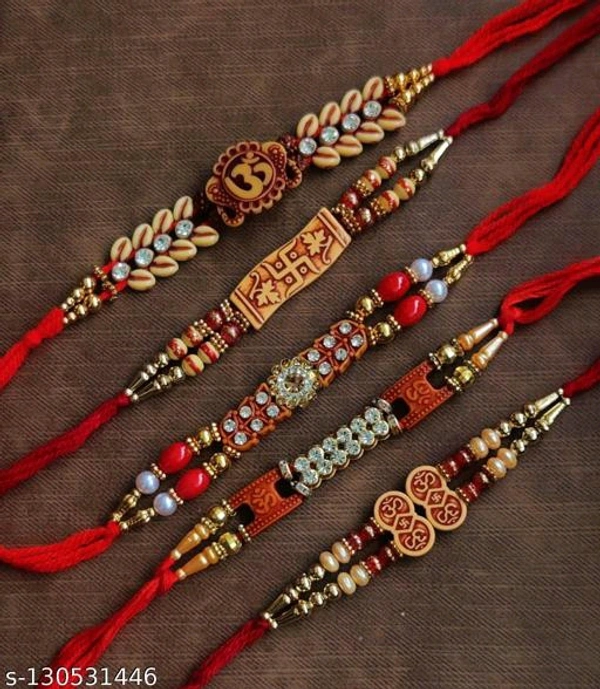 Allure Unique Rakhi Pack 5 In One 