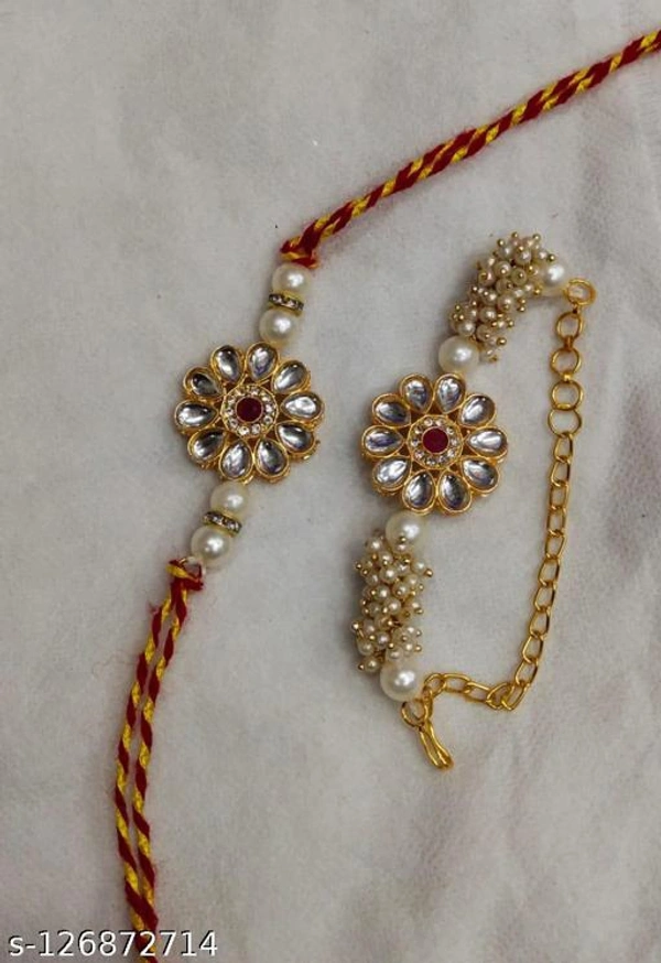 Small Diamond Design Rakhi 
