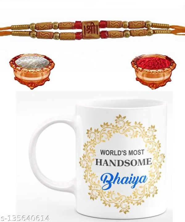 Elite Chunki Rakhi And Stylish Cup ! 