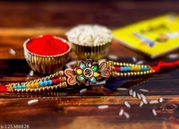 Combo Of 2 Ad Stylish Rakhi For Your Favourite Brother ! 