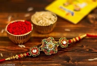 Combo Of 2 Ad Stylish Rakhi For Your Favourite Brother ! 