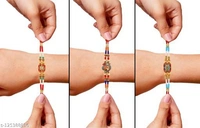 Combo Of 2 Ad Stylish Rakhi For Your Favourite Brother ! 