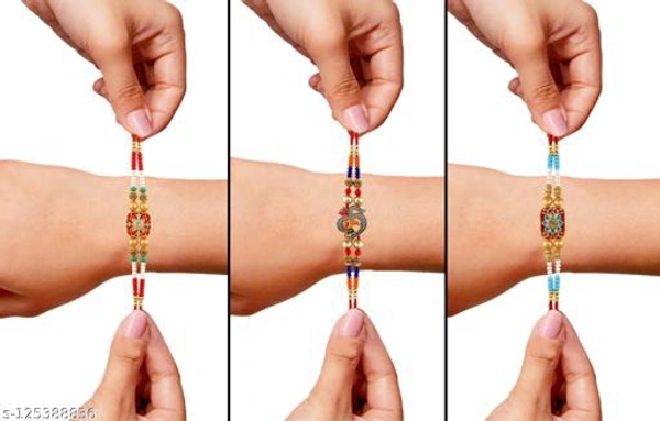 Combo Of 2 Ad Stylish Rakhi For Your Favourite Brother ! 