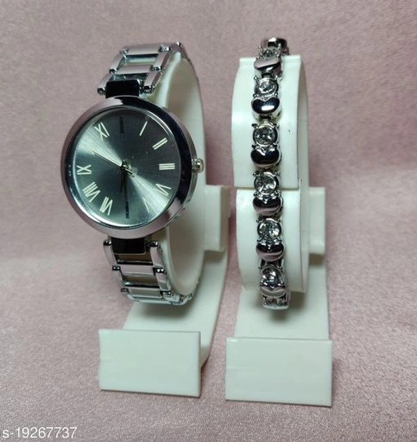 New Women Rosegold Metal Watch 