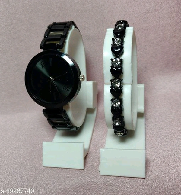 New Women Rosegold Metal Watch 