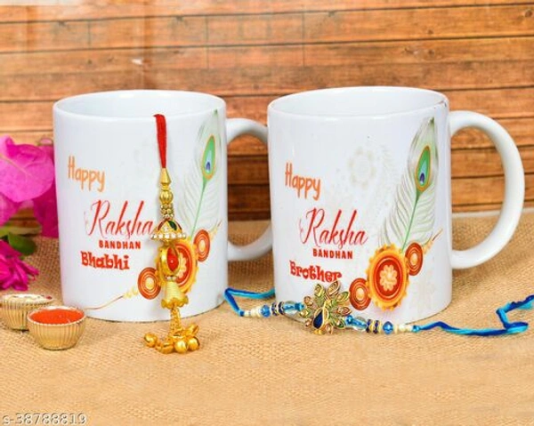 Twinkling Fusion Rakhi With Gifts 