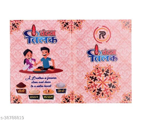 Twinkling Fusion Rakhi With Gifts 
