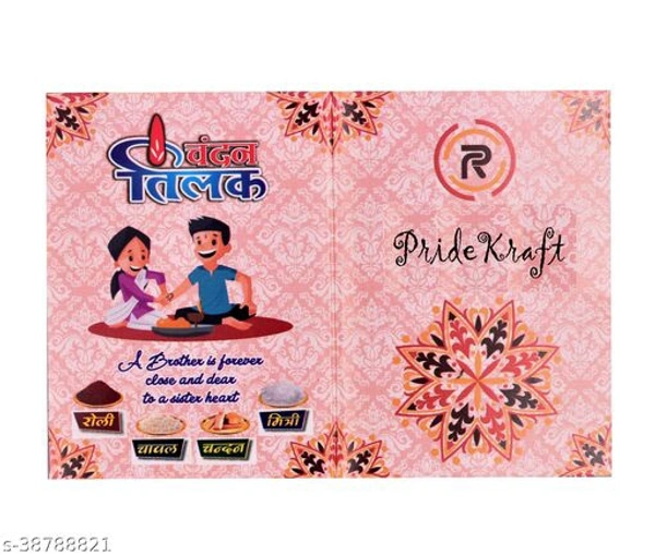 Twinkling Fusion Rakhi With Gifts 