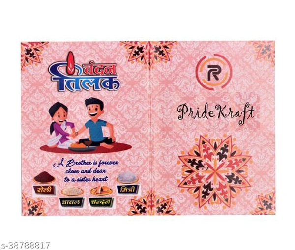 Twinkling Fusion Rakhi With Gifts 