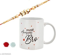 Twinkling Fusion Rakhi With Gifts 
