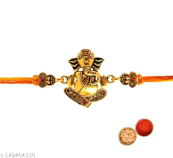 K1256 Branded Gold Plated Rakhi 