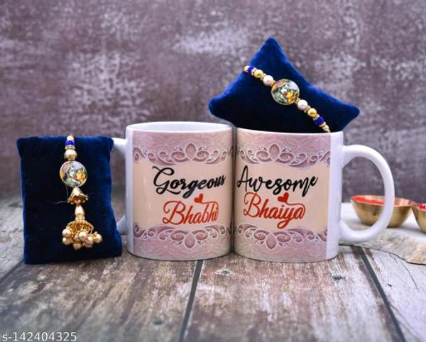 K1256 Branded Gold Plated Rakhi 