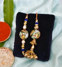 K1256 Branded Gold Plated Rakhi 