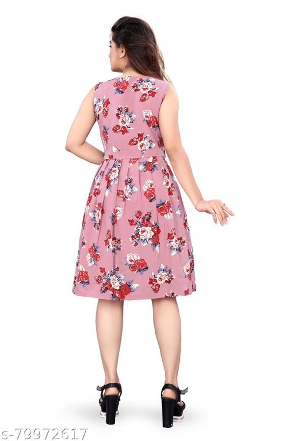 Kremiza Faishonable Women Printed Dress  - XS
