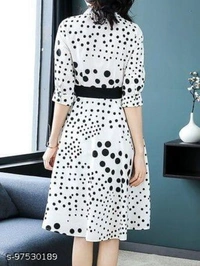 Kremiza Faishonable Women Printed Dress  - S