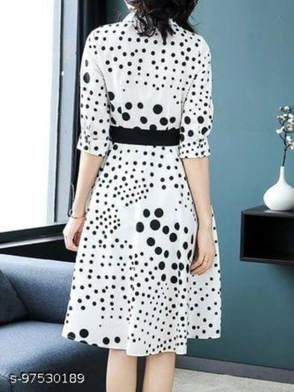 Kremiza Faishonable Women Printed Dress  - M