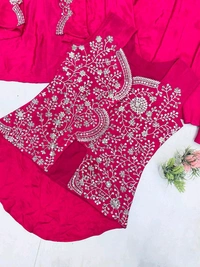 Latest Style Partywear Indo Western Outfit - Free Size Upto 42inch