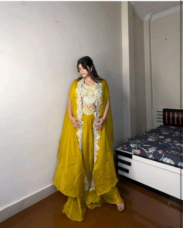 Trending Indo Western Outfit - Free Size Upto 44inch, Bright Sun