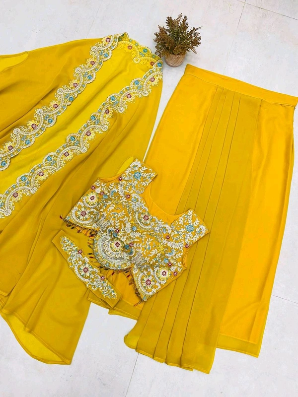 Trending Indo Western Outfit - Free Size Upto 44inch, Bright Sun