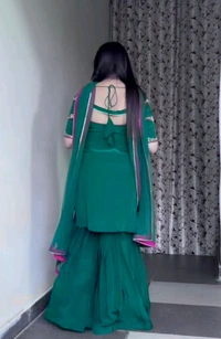 Readymade Fancy Suit With Latkan Dori - XL