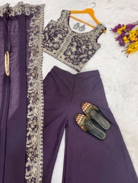 Pure Real Modelling Shoot Designer Indo Western Outfit - L